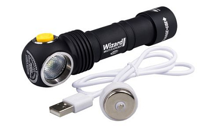 фото Wizard Pro v3 Magnet USB + 18650 Li-Ion XHP50 (тёплый свет)